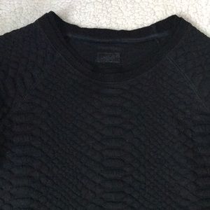 MOTHER textured pull over sweatshirt